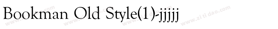 Bookman Old Style(1)字体转换